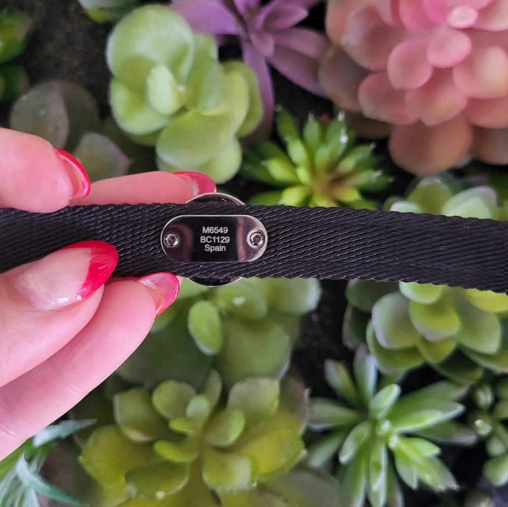 Louis Vuitton Luxury Bracelet Black leather with Silver Hardware absolutely gorg - Picture 10 of 10